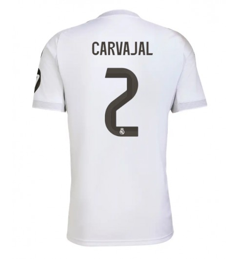 Real Madrid Daniel Carvajal #2 Domácí Dres 2025-26 Krátký Rukáv Real Madrid Daniel Carvajal #2 Domácí Dres 2025-26 Krátký Rukáv